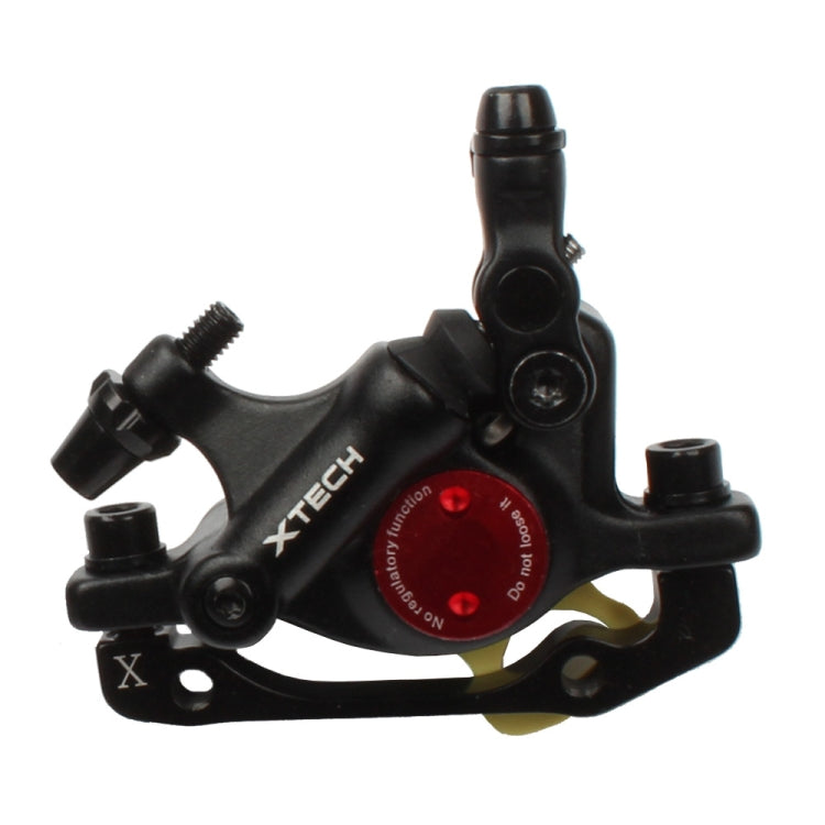ZOOM HB100 Mountain Bike Hydraulic Brake Caliper Folding Bike Cable Pull Hydraulic Disc Brake Caliper, Front, Rear, Front and Rear Front Black