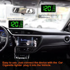 C1090 6.2 inch HUD Car Head-up Display GPS Car Universal Mileage Speed Meter Speeding Alarm / GPS Satellite Speed Measurement, C1090 6.2 inch