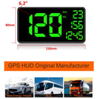 C1090 6.2 inch HUD Car Head-up Display GPS Car Universal Mileage Speed Meter Speeding Alarm / GPS Satellite Speed Measurement, C1090 6.2 inch