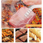 Stainless Steel Barbecue Clip Barbecue Tool Bread Clip Spaghetti Food Clip Steak Clip, Barbecue Clip