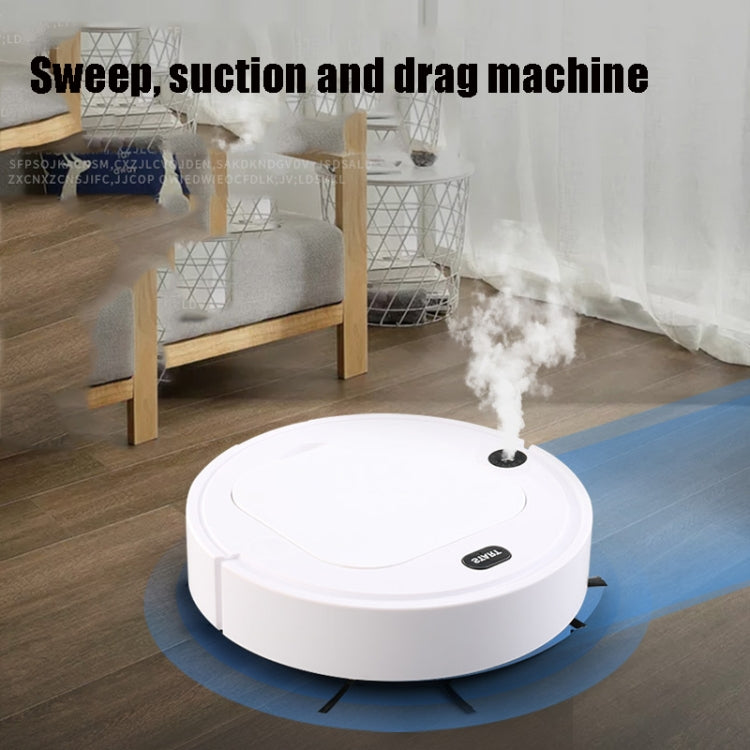 Household Intelligent Humidifying Sweeping Robot Spray Lazy Sweeping Dust Collector Mopping Vacuum Cleaner, White – Durable Build, Easy to Use