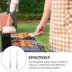 Stainless Steel Barbecue Skewers Barbecue Fork U-shaped Barbecue Fork, Spec: 6pcs + 2 Sweeps, 6 PCS, 4 PCS – Durable Build, Easy to Use