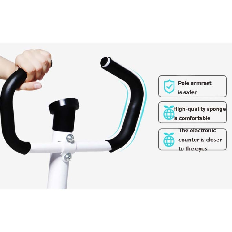 Household Mute Armrest Fitness Equipment Multifunctional Hydraulic Stepper, with Drawstring and Carpet, with Drawstring, Basic