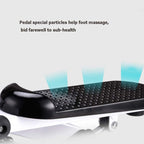 Household Mute Armrest Fitness Equipment Multifunctional Hydraulic Stepper, with Drawstring and Carpet, with Drawstring, Basic