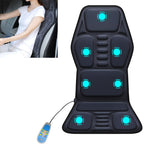 YJ-308 Car Massager Cervical Spine Neck Waist Car Home Heating Whole Body Multifunctional Massage Mat, Classic Version, Deluxe Edition, Premium Edition, Deluxe Edition (24V for Trucks), Premium Version (24V for Trucks) Classic Version