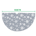 Christmas Decorations Snowflake Tree Skirt Christmas Tree Accessories Decoration, Snowflake Tree Skirt