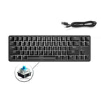 Ajazz K680T Mini USB Wired Dual-mode Charging 68-keys Laptop Bluetooth Mechanical Keyboard, Cable Length: 1.6m, Green Shaft, Black Shaft, Tea Shaft – Bluetooth Green Shaft Black