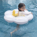 Children Sun Flower Seat Ring Swimming Ring Baby Inflatable Lifebuoy with Pillow, Sun Flower Seat Ring Sun Flower Seat Ring