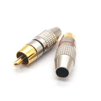 30 PCS 270RCA Lotus Head AV Plug Video Head Audio Head RCA Plug Lotus Plug – Durable Build, Easy to Use