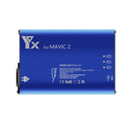 YX For DJI MAVIC 2 Aluminum Alloy Charger with Switch, US Plug – Aluminum Alloy, TPU