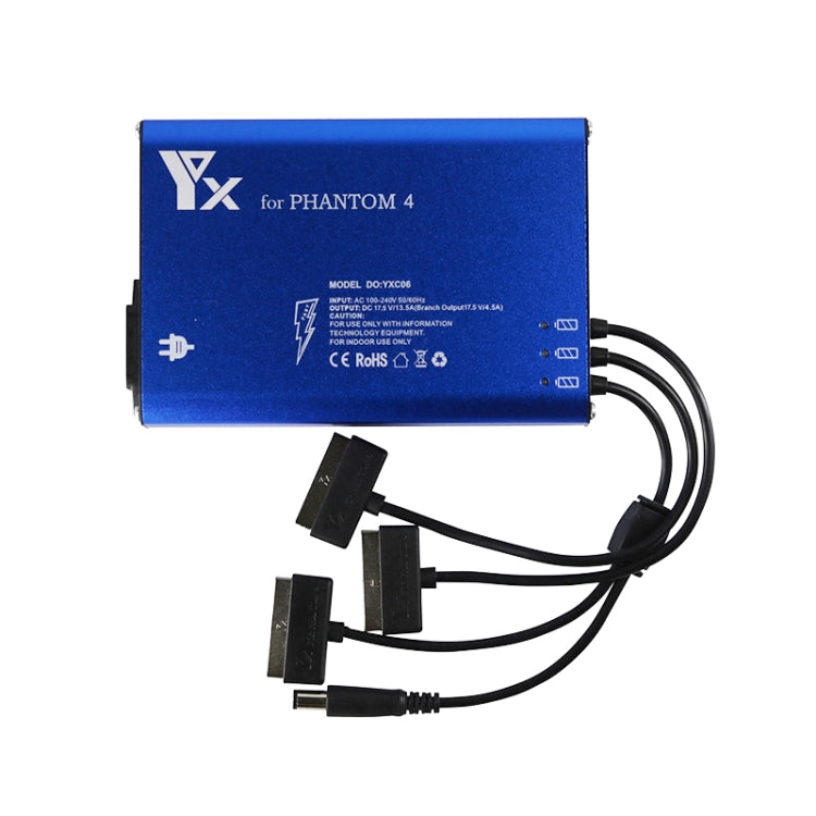 For DJI Phantom 4 Pro Advanced+ Charger 4 in 1 Hub Intelligent Battery Controller Charger, UK Plug, AU Plug