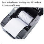 Xprinter XP-N160II Thermal Ticket Printing Machine Bluetooth Receipt Printer, EU Plug
