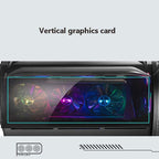 GAMEKM Genki Bomb Personality Gaming Internet Cafe Side Through Gaming Case USB 3.0 Water-cooled Desktop Computer Case, White, Pink, Black – Tempered Glass