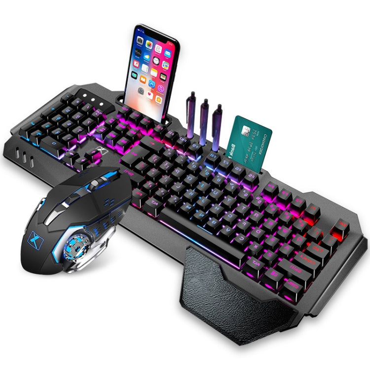 K680 RGB Rechargeable Gaming Wireless Keyboard and Mouse Set – Electroplating