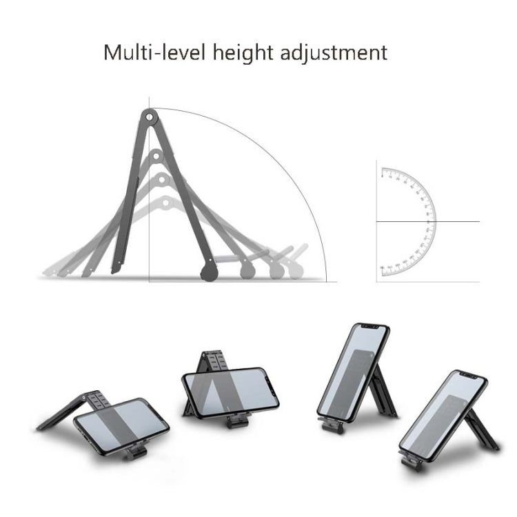 Metal Laptop Stand Computer Cooling Folding Mini Flat Raised Bracket, Gray, Silver – Aluminum Alloy, Non-slip