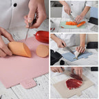 Wheat Straw Classification Cutting Board Set Multi-purpose Non-slip Cutting Board, Wheat Straw