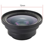 72mm 2 in 1 0.39X Wide Angle Lens + Macro Lens, 72mm