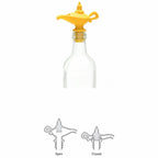 Creative Silicone Aladdin Magic Lamp Red Wine Bottle Pourer Manual Sealing Airless Bottle Stopper, 3 PCS Wine Bottle Stopper