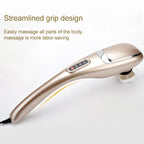 Rechargeable Dolphin Massager Electric Cervical Massage Stick, A10 Straight Plug US Plug, A15 Charging US Plug, A10 Straight Plug EU Plug, A15 Charging EU Plug – Durable Build, Easy to Use