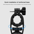Electric Bicycle Mobile Phone Holder Can Be Rotated 360-degree Mobile Phone Holder Four-way Adjustment Bracket for Motorcycle, Handlebars, Rearview Mirrors
