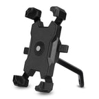 Electric Bicycle Mobile Phone Holder Can Be Rotated 360-degree Mobile Phone Holder Four-way Adjustment Bracket for Motorcycle, Handlebars, Rearview Mirrors