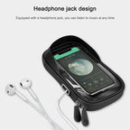 Mountain Bike Card Holder Touch Screen Mobile Phone Holder Motorcycle Electric Vehicle Waterproof Navigation Bracket Shade Mobile Phone Holder, Handlebars, Rearview Mirrors
