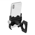 Bicycle Mobile Phone Holder Motorcycle Electric Car Navigation Mobile Phone Holder, Handlebars, Rearview Mirrors Handlebars Black