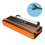 Household Food Machinery Vacuum Packaging Machine Nylon Composite Texture Vacuum Bag Sealing Machine, EU Plug, US Plug, UK Plug EU Plug SX-168 Black Orange