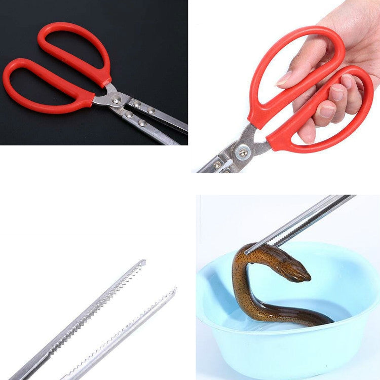 Rice Eel Clip Lobster Tongs Rice Eel Clip Crab Loach Pliers Fish Control Garbage Clip, 38cm Straight, 52cm Straight, 62cm Straight, 38cm Elbow, 52cm Elbow, 62cm Elbow