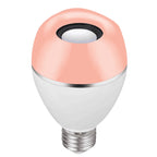 E27 LED Music Bulb Smart Colorful Remote Control Wake Up Light, APP Multi-link Music Light, APP+Remote Control – Bluetooth