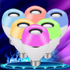 E27 LED Music Bulb Smart Colorful Remote Control Wake Up Light, APP Multi-link Music Light, APP+Remote Control – Bluetooth