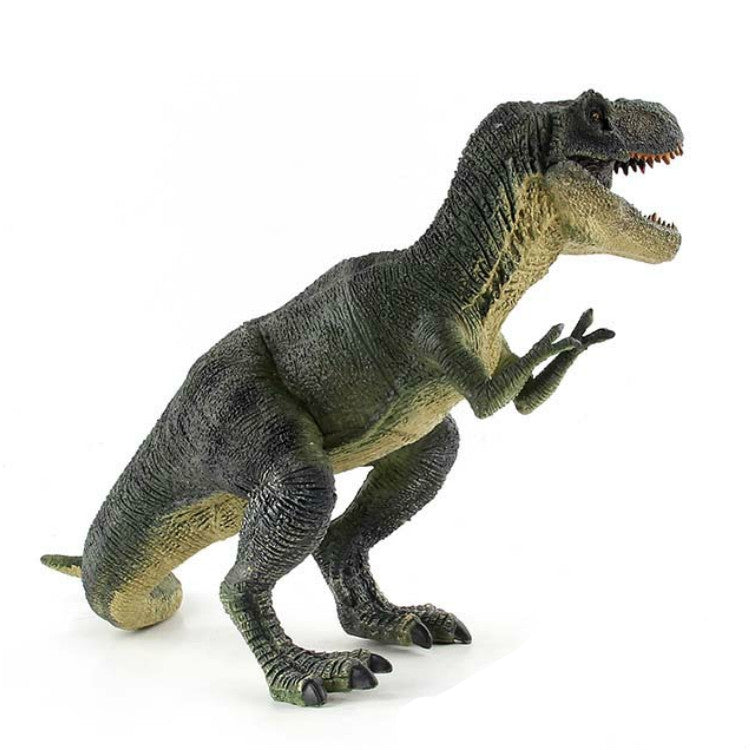Simulation Animal Dinosaur World Static Toy Models, Green Tyrannosaurus, Brown Tyrannosaurus, Brown Red Parasaurus, Yellow Green Parasaurus, Yellow Spinosaurus, Styracosaurus, Plesiosaurus, Brachiosaurus, 6 PCS Amagarone, 6 PCS Tyrannosaurus           ... Green Tyrannosaurus