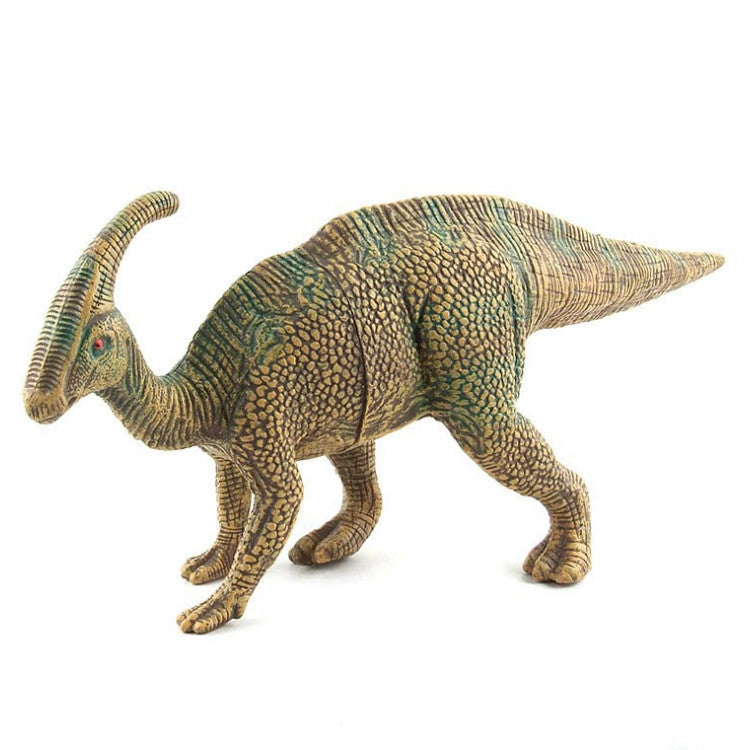Simulation Animal Dinosaur World Static Toy Models, Green Tyrannosaurus, Brown Tyrannosaurus, Brown Red Parasaurus, Yellow Green Parasaurus, Yellow Spinosaurus, Styracosaurus, Plesiosaurus, Brachiosaurus, 6 PCS Amagarone, 6 PCS Tyrannosaurus... –... Yellow Green Parasaurus