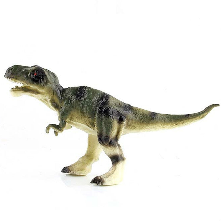 Simulation Animal Dinosaur World Static Toy Models, Green Tyrannosaurus, Brown Tyrannosaurus, Brown Red Parasaurus, Yellow Green Parasaurus, Yellow Spinosaurus, Styracosaurus, Plesiosaurus, Brachiosaurus, 6 PCS Amagarone, 6 PCS Tyrannosaurus... –... 6 PCS Tyrannosaurus