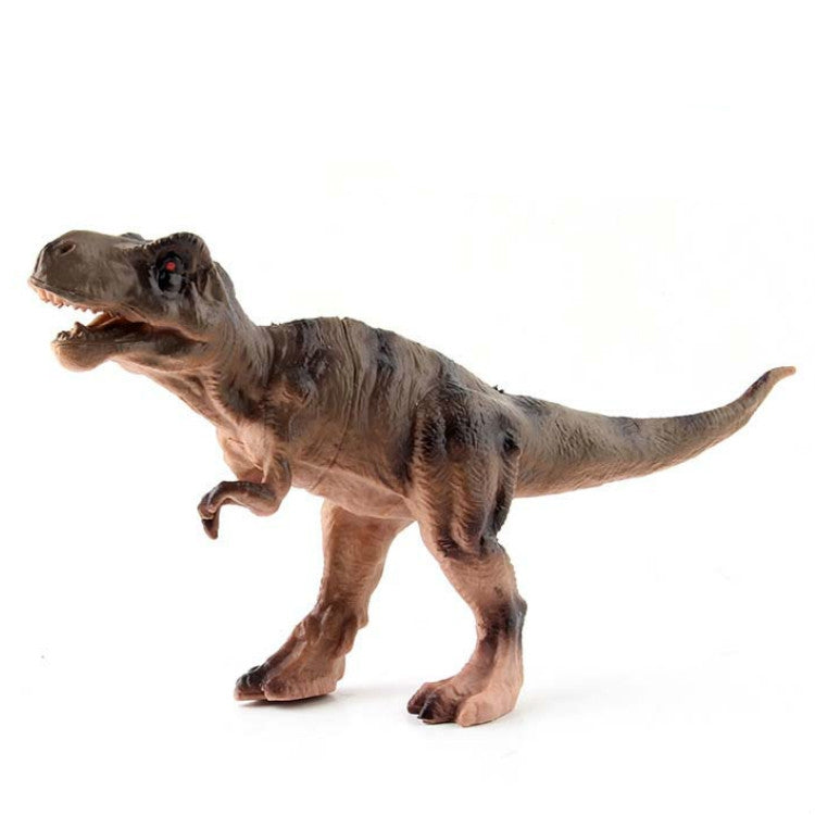 Simulation Animal Dinosaur World Static Toy Models, Green Tyrannosaurus, Brown Tyrannosaurus, Brown Red Parasaurus, Yellow Green Parasaurus, Yellow Spinosaurus, Styracosaurus, Plesiosaurus, Brachiosaurus, 6 PCS Amagarone, 6 PCS Tyrannosaurus... –... 6 PCS Brown Tyrannosaurus