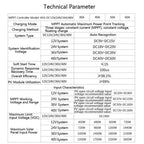 PowMr Solar Charge and Discharge Controller with Fan, HHJ-50A