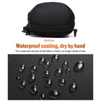 OZUKO 9223 Anti-theft Men Chest Bag Waterproof Crossbody Bag with External USB Charging Port, Standard Size, Large Size