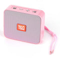 TG166 Speaker – Color Portable Wireless Bluetooth Small Speaker, Pink, Blue, Brown,... Pink