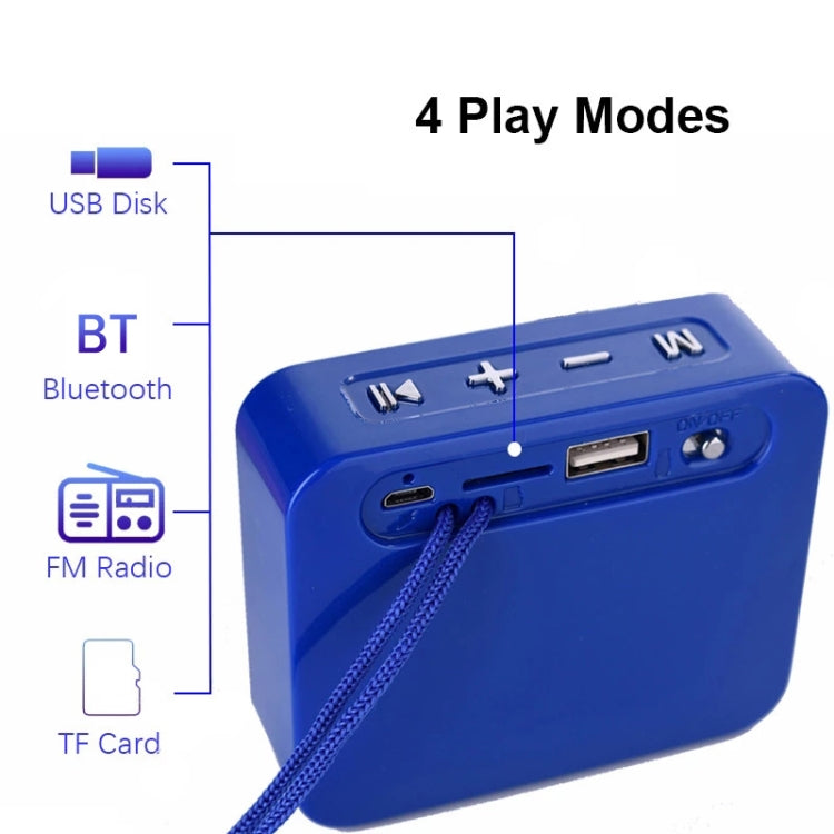 TG166 Speaker – Color Portable Wireless Bluetooth Small Speaker, Pink, Blue, Brown,...