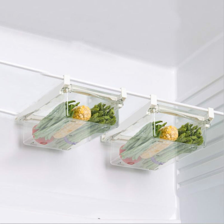 Refrigerator Storage Box Drawer Type Square Household Multifunctional Food Preservation Box, 1 Egg Box, 1 Fresh Box, 2 Egg Box, 2 Fresh Box, 1 Egg Box + 1 Fresh Box, 1 Box Without Hook – Durable Build, Easy to Use 2 Fresh Box