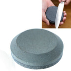 2 PCS Double-Sided Whetstone Kitchen Knives Round Knife Sharpener, Style:B, A, B A