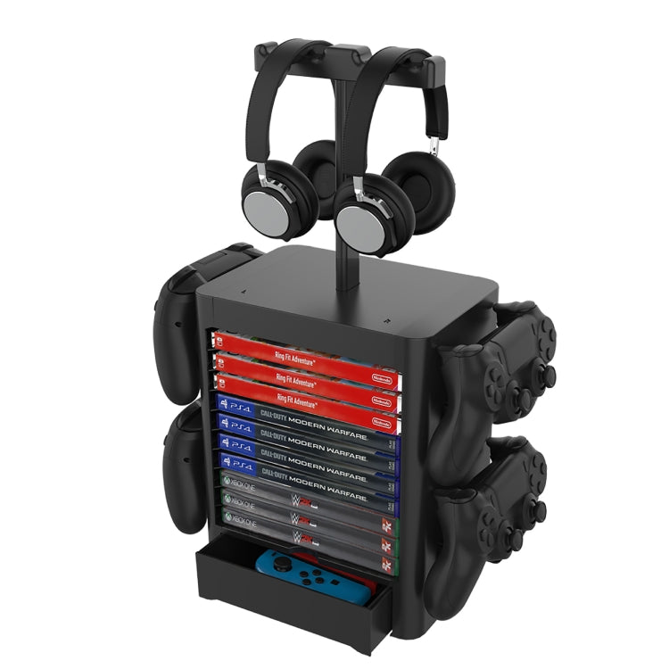 Game Disc Storage Rack Headphone Storage Rack For PS5 / Xsx, For PS5 / Xsx For PS5 Xsx