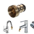 Kitchen Utensils Universal Adapters for Tap Kitchen Faucet Tap Connector Mixer Hose Adaptor Pipe Joiner Fitting Faucet Adapter, Faucet Adapter Faucet Adapter