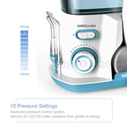 Waterpulse V300 800ml Oral Irrigator Dental Flosser Oral Hygiene Water Flossing Cleaner, US, UK, EU – Durable Build, Easy to Use