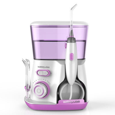Waterpulse V300 800ml Oral Irrigator Dental Flosser Oral Hygiene Water Flossing Cleaner, US, UK, EU – Durable Build, Easy to Use US Red