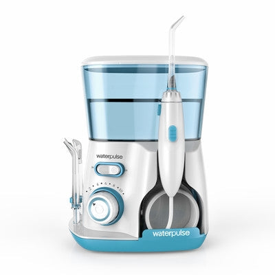 Waterpulse V300 800ml Oral Irrigator Dental Flosser Oral Hygiene Water Flossing Cleaner, US, UK, EU – Durable Build, Easy to Use UK Green