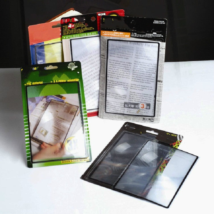 Card Slim Reading 3x Magnifier Business Card Magnifier, 120×180mm – Durable Build, Easy to Use