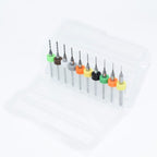 10pcs 0.3mm to 1.2mm PCB mini drill Bit tungsten steel carbide for print circuit board cnc drill Bits Machine, 0.3-1.2mm 0.3-1.2mm