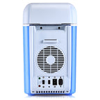 7.5L Capacity Portable Car Refrigerator Cooler Warmer Truck Thermoelectric Electric Fridge for Travel RV Boat, 7.5L Refrigerator Cooler Warmer