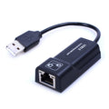 USB to RJ45 10/100 Mbps USB Ethernet Adapter Network card, USB 2.0 100Mbps – Durable Build, Easy to Use USB 2.0 100Mbps